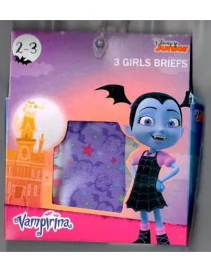 Pack 3 Braguitas Niña Vampirina