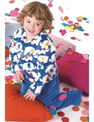 Pijama Infantil M/L Coralina Elefante