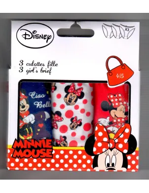 Pack 3 Braguitas Minnie