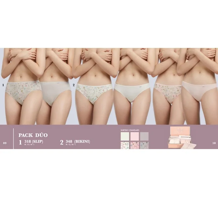 Pack Duo Bikini Avet Fantasia Cotton