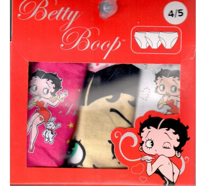 Pack 3 Braguitas Niña Betty Boop