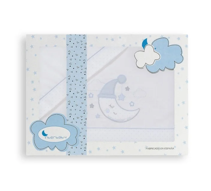 Triptico Cuna 100%Cotton Luna