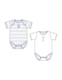 Pack 2 Bodies M/Corta Rabbit