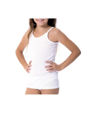 Camiseta Tirantes Niña Lara Algodon Liso