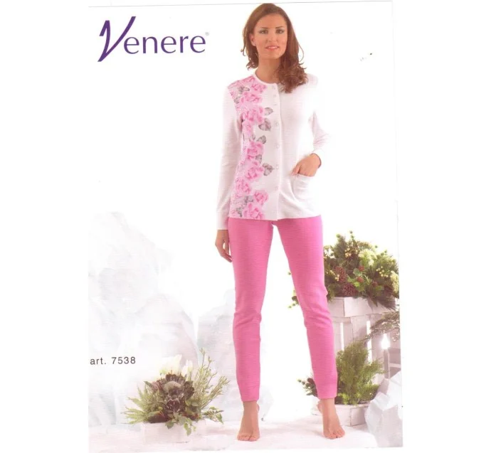 Pijama Sra M/Larga Interlock 100% Cotton