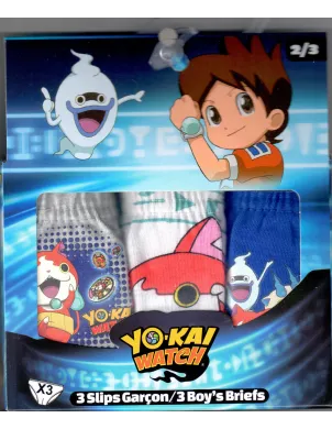 Pack 3 Slips Niño Yo-Kai