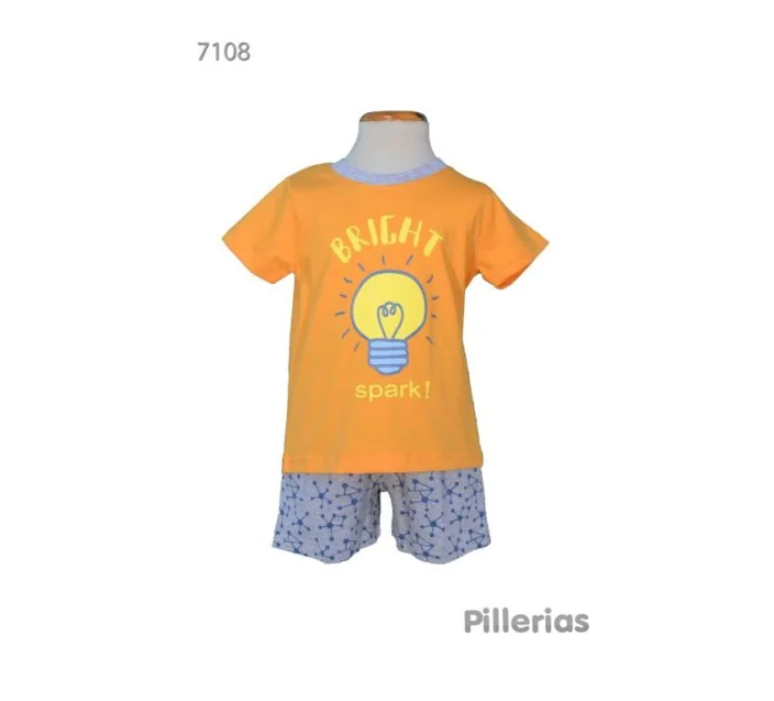 Pijama Infantil Niño M/Corta Idea