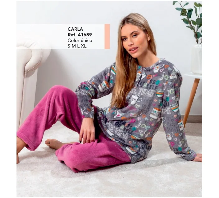 Pijama Sra M/L Coralina "Carla"