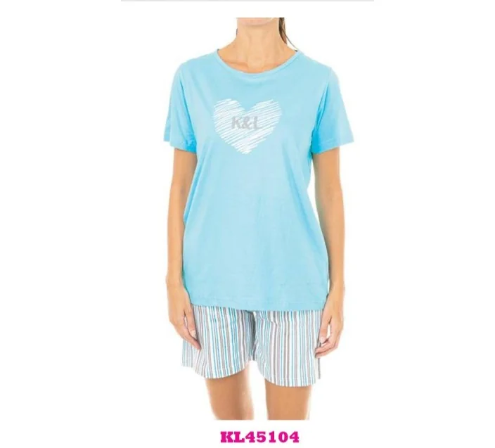 Pijama Sra M/Corta Heart Lines