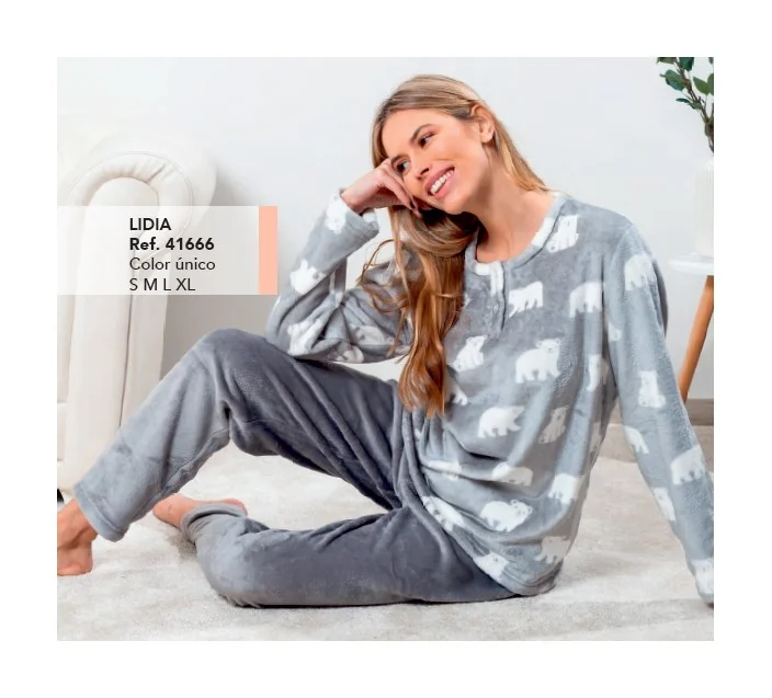 Pijama Sra M/L Coralina "Lidia"