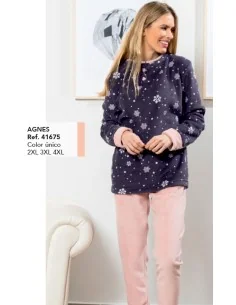 Pijama Sra M/L Coralina "Agnes" T.Esp