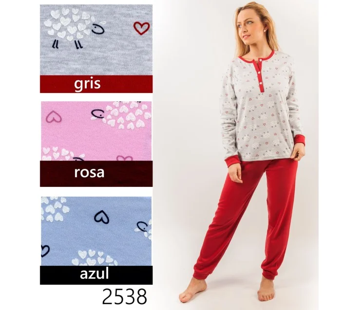 Pijama Sra M/Larga 2538