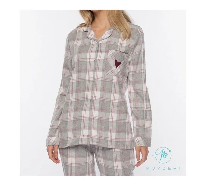 Pijama Sra M/L Invierno Muydemi Abierto