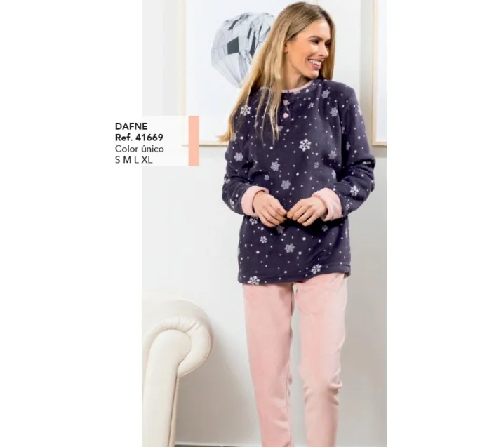 Pijama Sra M/Larga Coralina Dafne