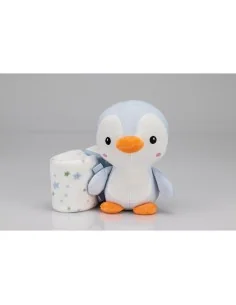 Peluche+Manta Pingüino