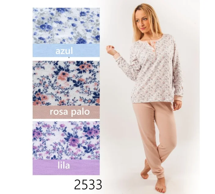 Pijama Sra M/Larga 2533