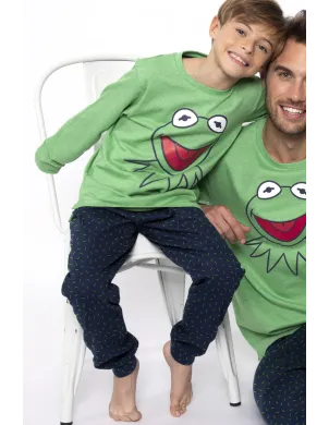 Pijama Niño M/L Kermit Rana Gustavo