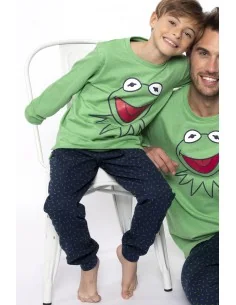 Pijama Niño M/L Kermit Rana Gustavo