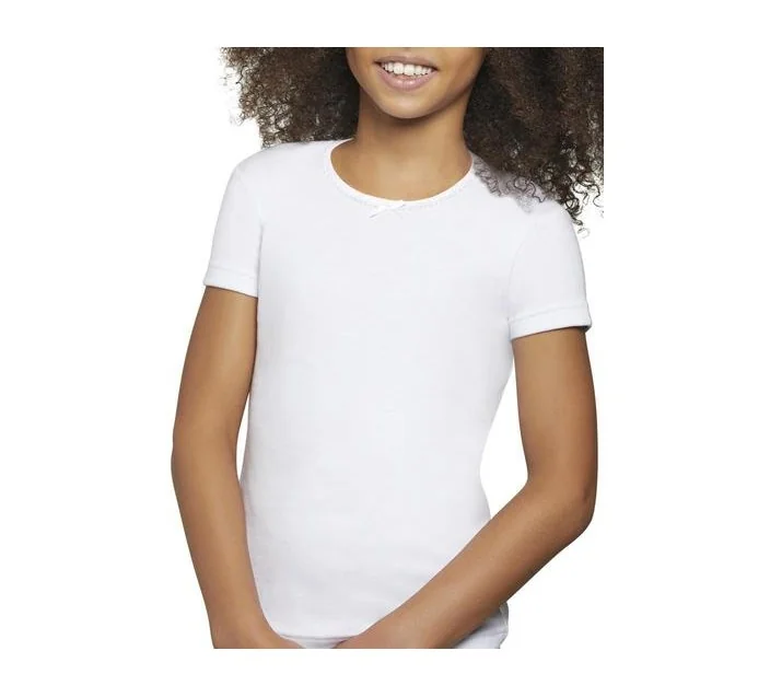 Camiseta M/C Niña Termal 100% Algodon