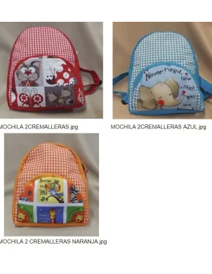 Mochila Junior 2 Cremalleras