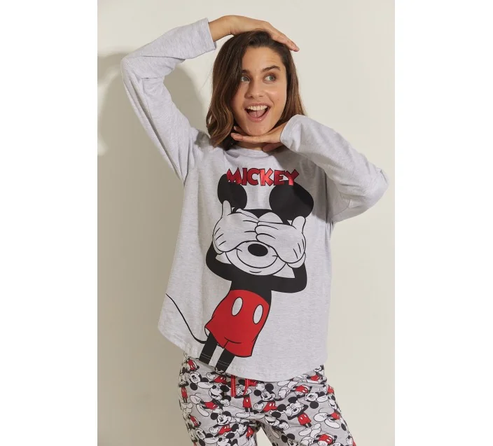 Pijama Sra M/Larga Mickey