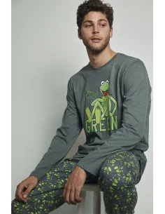 Pijama Cro M/Larga Kermit Stay Green