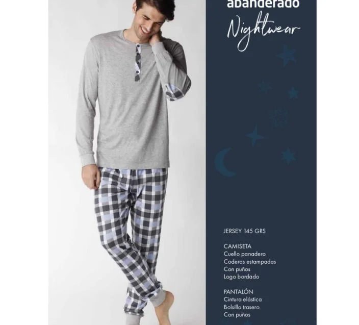 Pijama Cro M/Larga Algodon