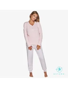 Pijama Sra M/L Invierno Charlotte