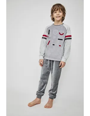 Pijama Niño M/L Tundosado Play The Game