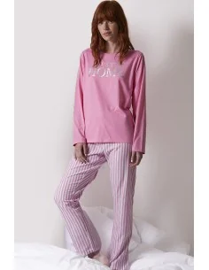 Pijama Sra M/L Admas Let'S Stay Home