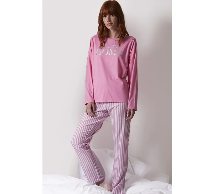 Pijama Sra M/L Admas Let'S Stay Home