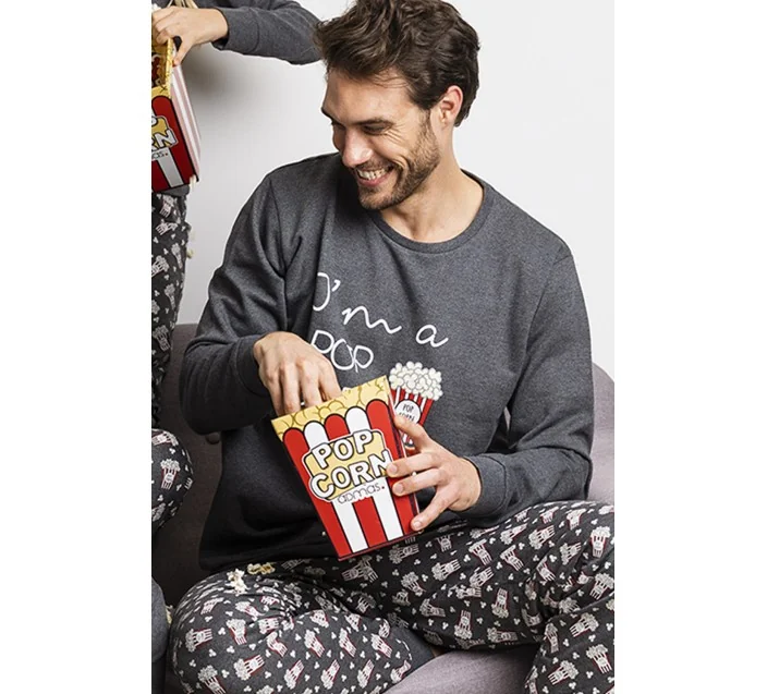 Pijama Cro M/L Admas Popcorn