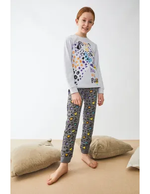 Pijama Niña M/L Interlock You Are Brave