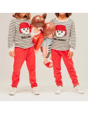 Pijama Junior M/Larga Playmobil Interlock