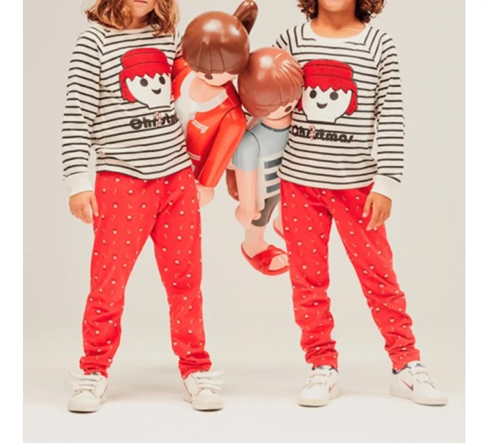 Pijama Junior M/Larga Playmobil Interlock