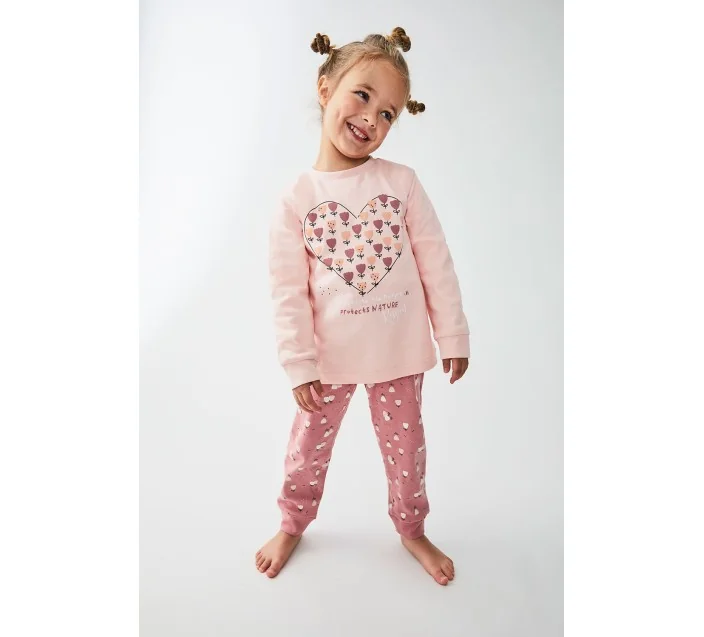 Pijama Infant M/L Niña Interlock Naturs