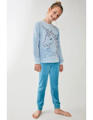 Pijama Niña M/L Tundos Sapace Unicorn