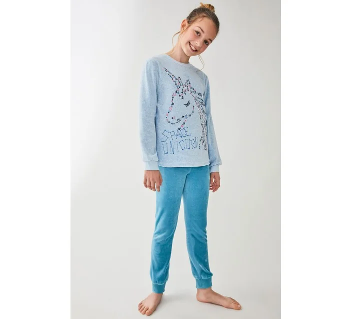 Pijama Niña M/L Tundos Sapace Unicorn