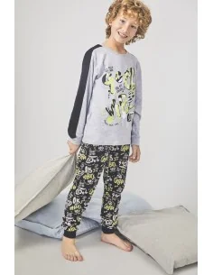 Pijama Niño M/L Interlock Good Wibes