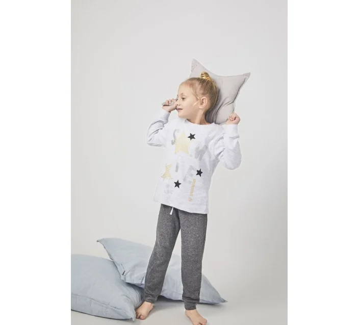 Pijama Infant M/L Niña Interlock Estrellas