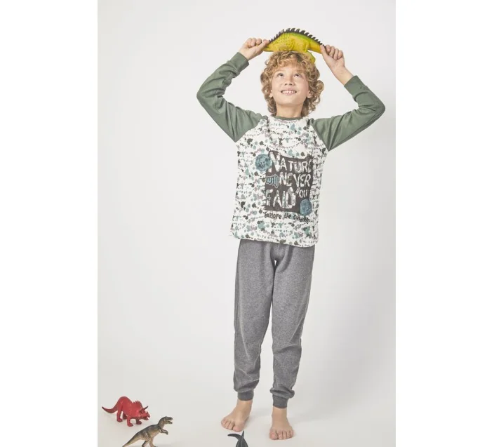 Pijama Niño M/L Interlock Nature