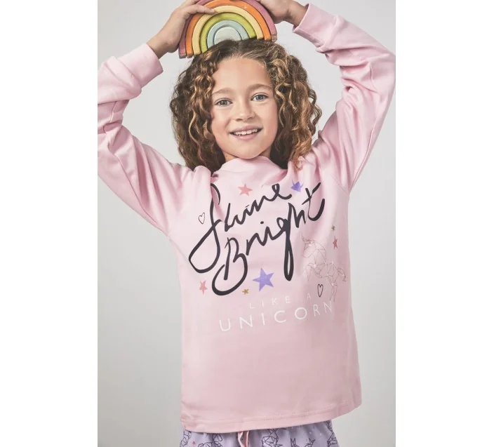 Pijama Niña M/L Interlock Shine Bright