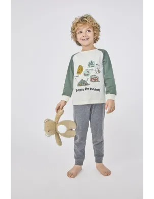 Pijama Infant M/L Niño Interlock Explore