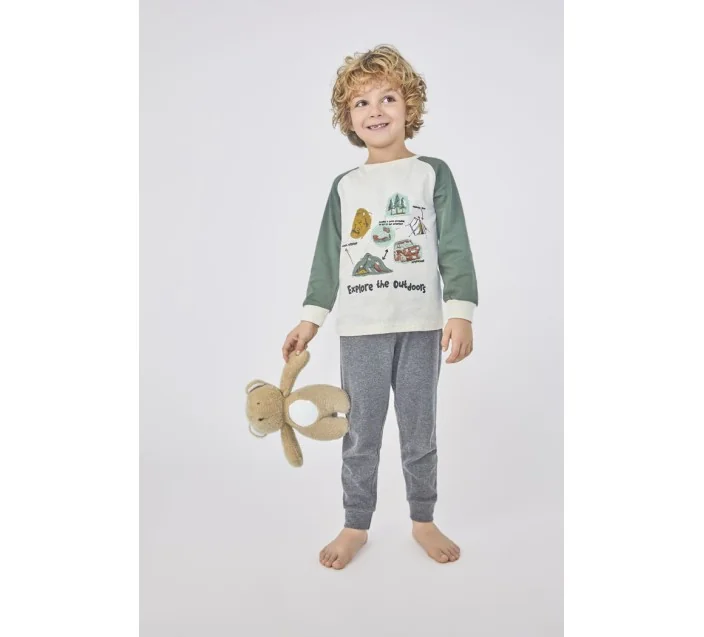 Pijama Infant M/L Niño Interlock Explore