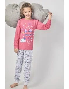 Pijama Niña M/L Interlock Rainbow