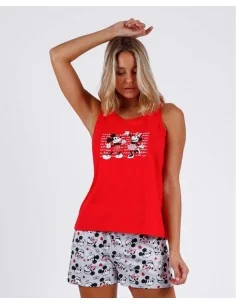 Pijama Sra Sin Mangas Admaas Minnie Mickey