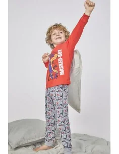 Pijama Infant M/L Niño Interlock Masked Boy