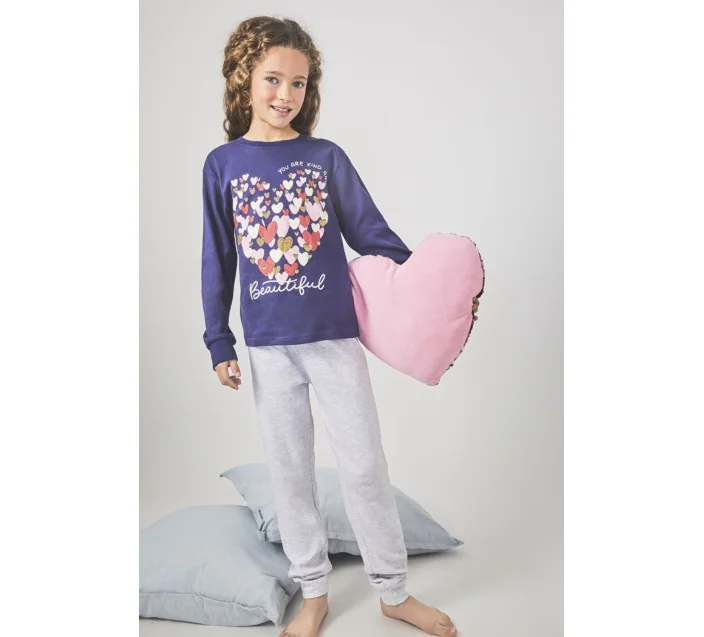 Pijama Niña M/L Interlock Beautiful