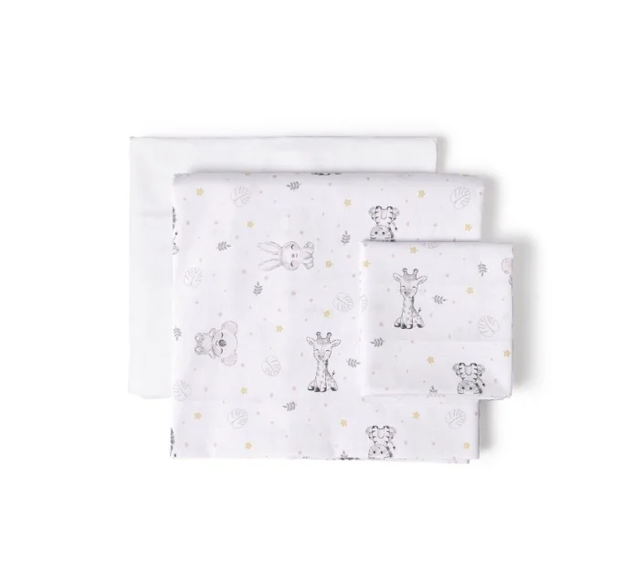 Triptico Minicuna 100%Cotton Koala Jirafa