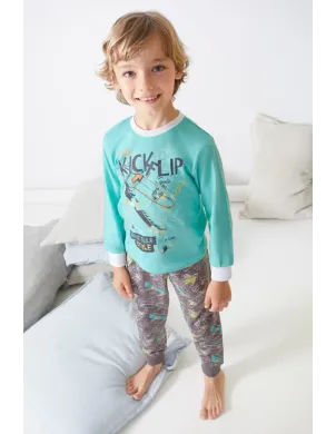 Pijama Niño M/Larga P/L Verano Kickflip